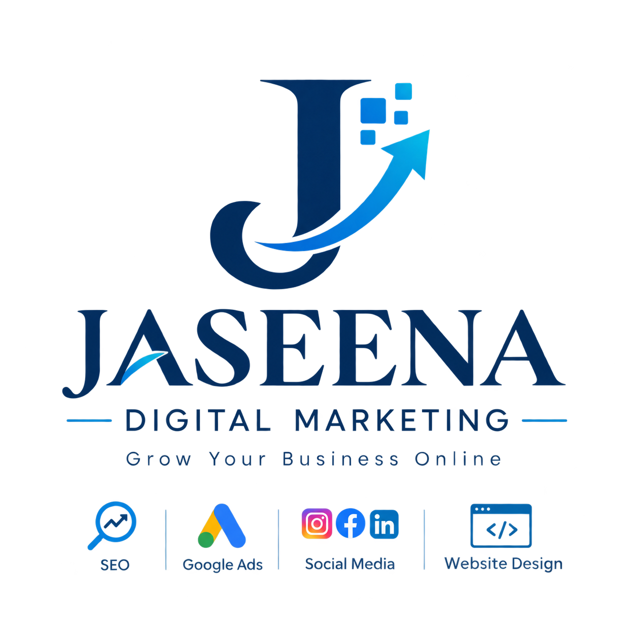 jaseena digital marketing logo